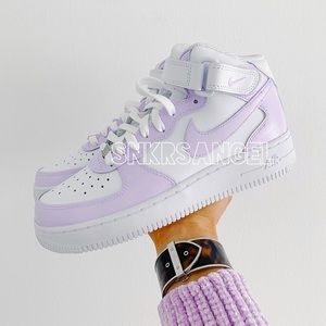 Nike custom air force 1 mid sneakers